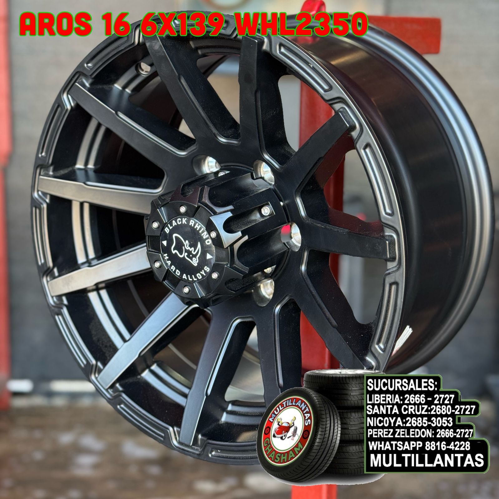 AROS # 16X8 6X139.7 ET10 MB-MW